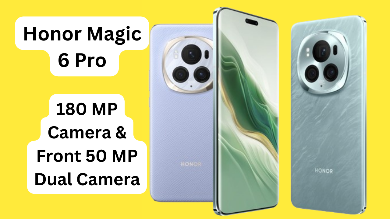 Honor Magic 6 Pro भारतीय बाज़ार में सभी मोबाइल को वाट लगाने आ गयी है | अगर आप एक शानदार Mobile लेने के बारे सोच रहे है तो ये पोस्ट आपके लिये बेहतर साबित होने वला है | आपको बता दें की यह फ़ोन आपका दिल जीत लेगा , इस 180 MP + 50 MP + 50 M का Triple Rear Camera और Display Fingerprint Sensor के साथ में कई और फीचर इसमें मिलने वाले है , इस शानदार मोबाइल के जानकारी के बारे में इस पोस्ट के निचे दिए गये है |