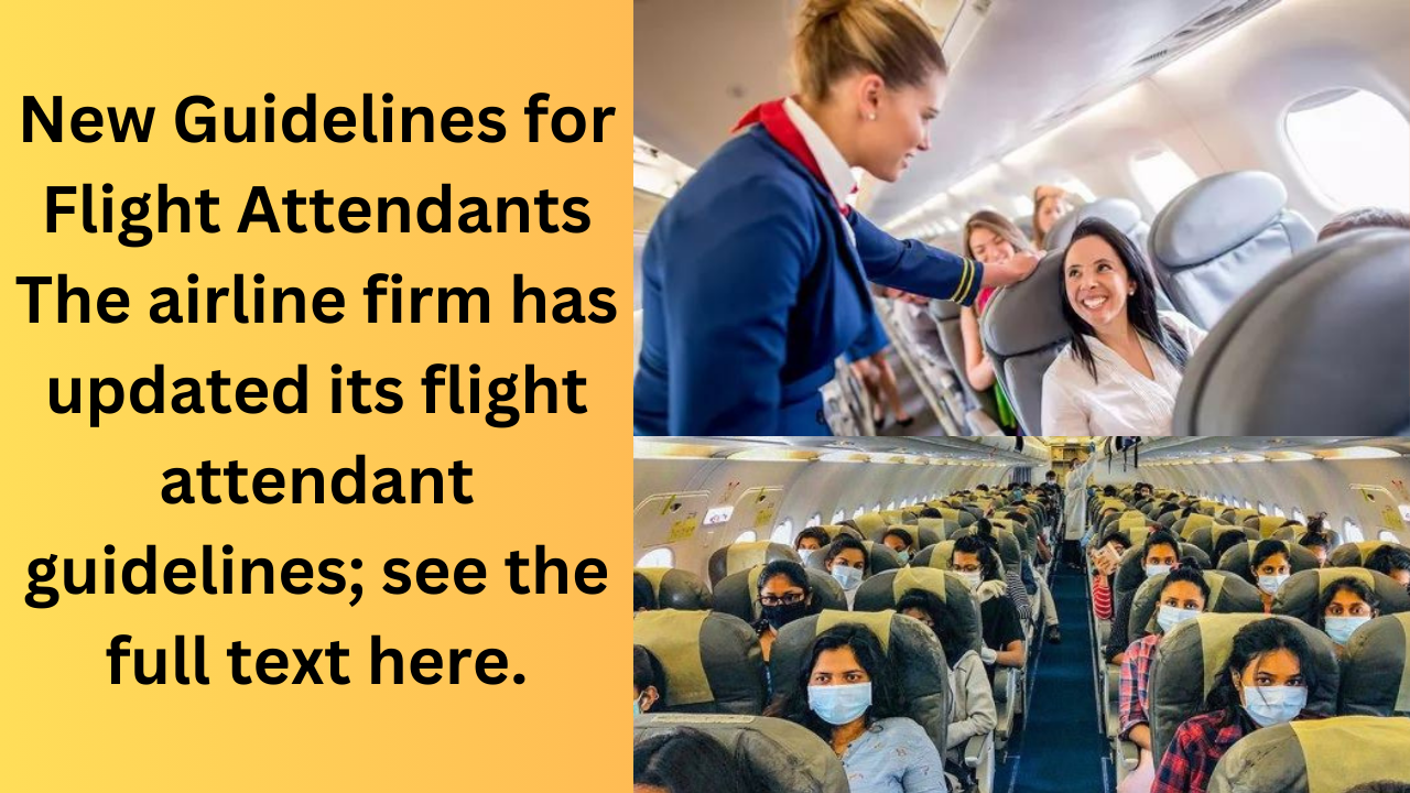 New Guidelines for Flight Attendants