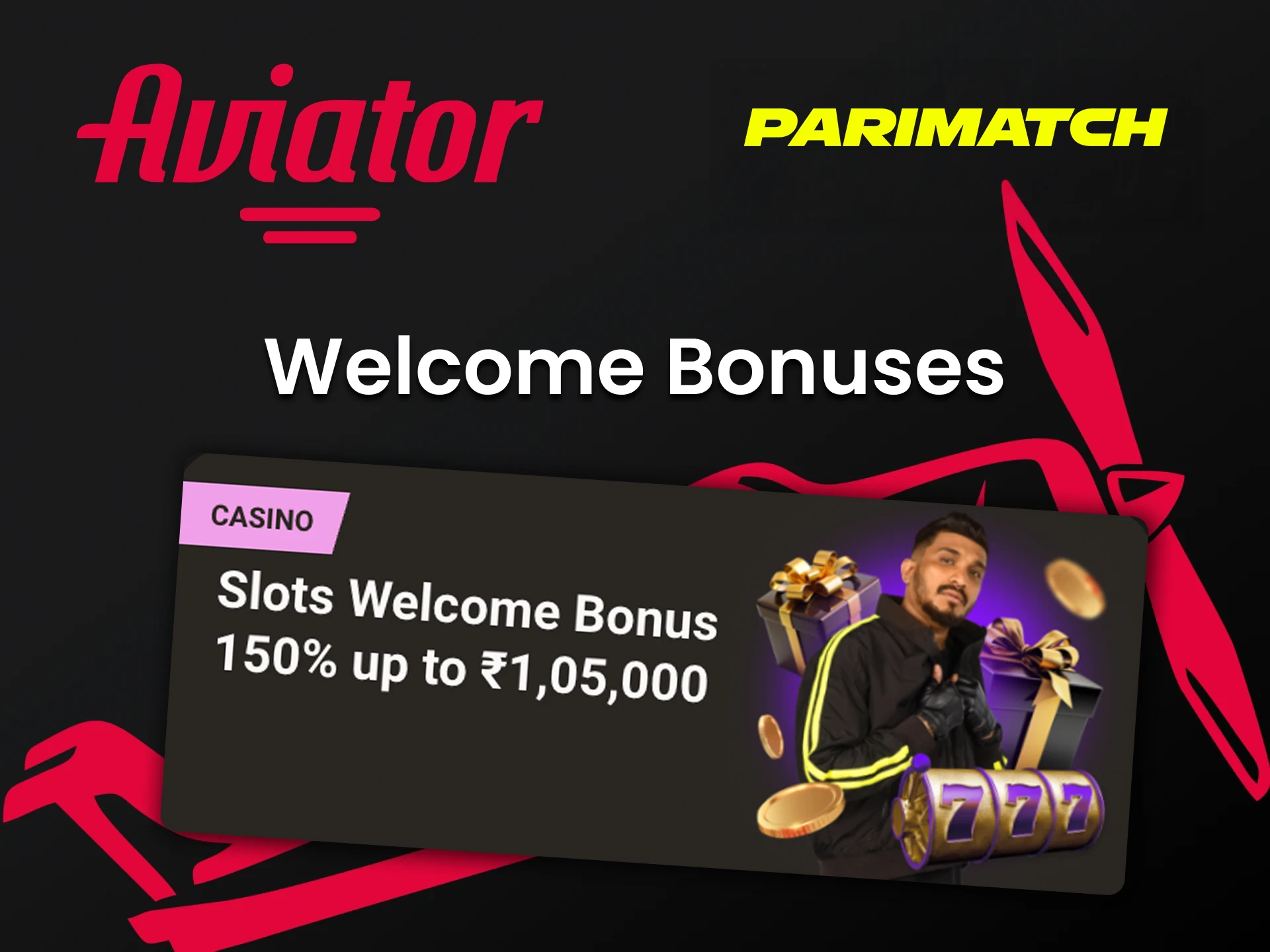 By choosing Parimatch to play Aviator you get bonuses.