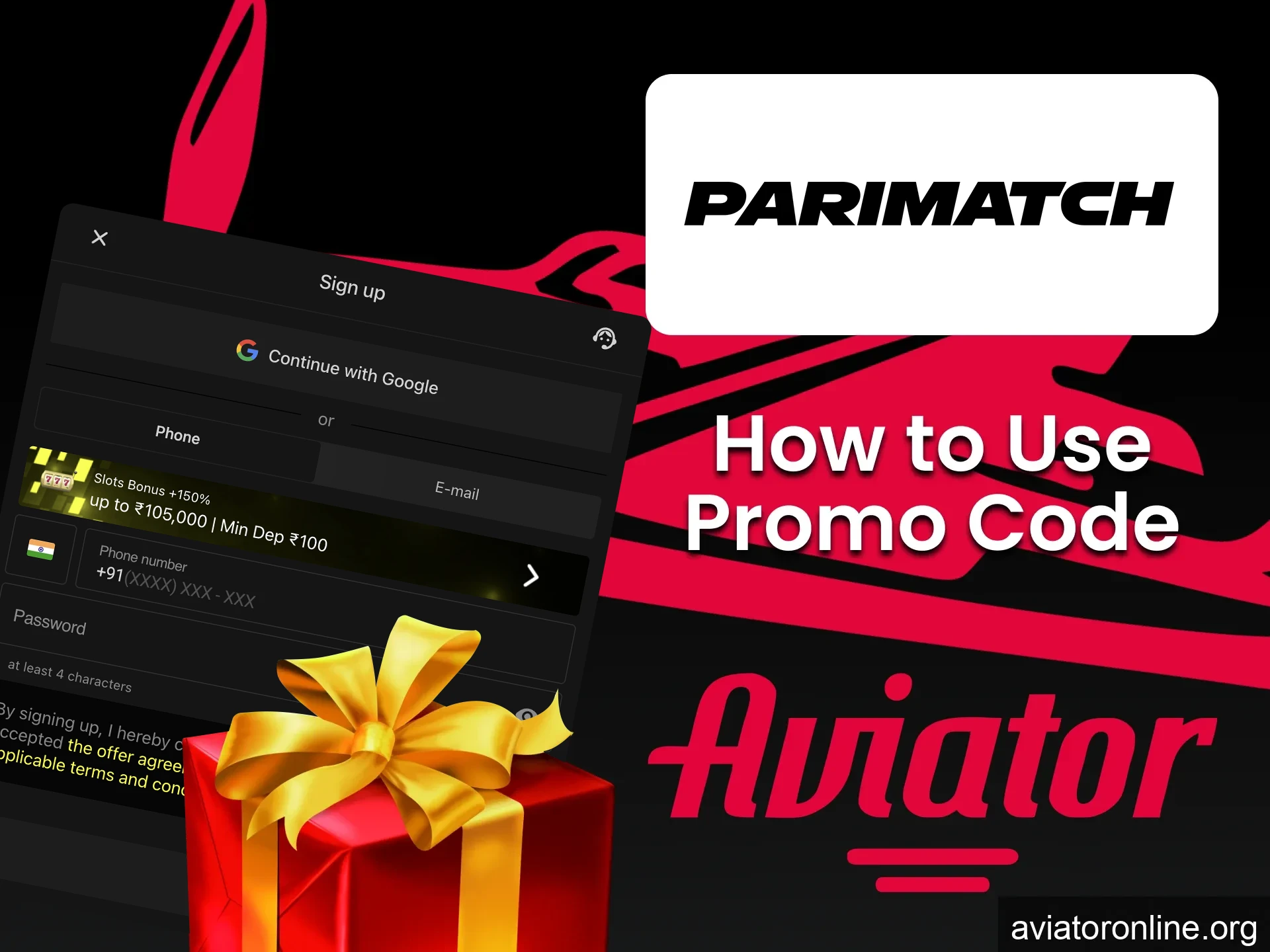 Learn how to apply and use a promo code for Aviator from Parimatch.